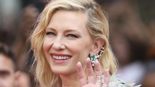 Actress Cate Blanchett poses for photographers upon arrival at the premiere of the film 'Ocean's 8' in central London, Wednesday, June 13, 2018. (Photo by Vianney Le Caer/Invision/AP)