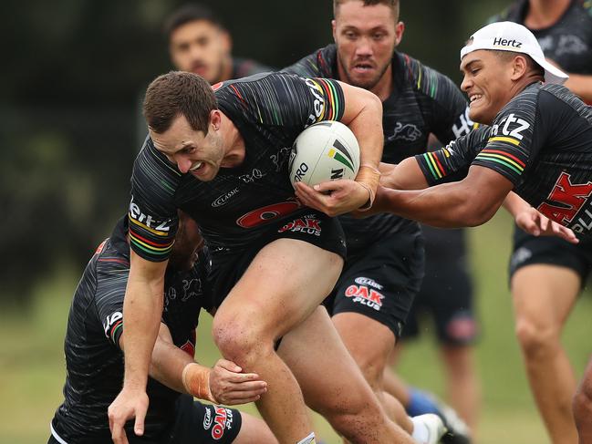 The Panthers have been training with the ball.