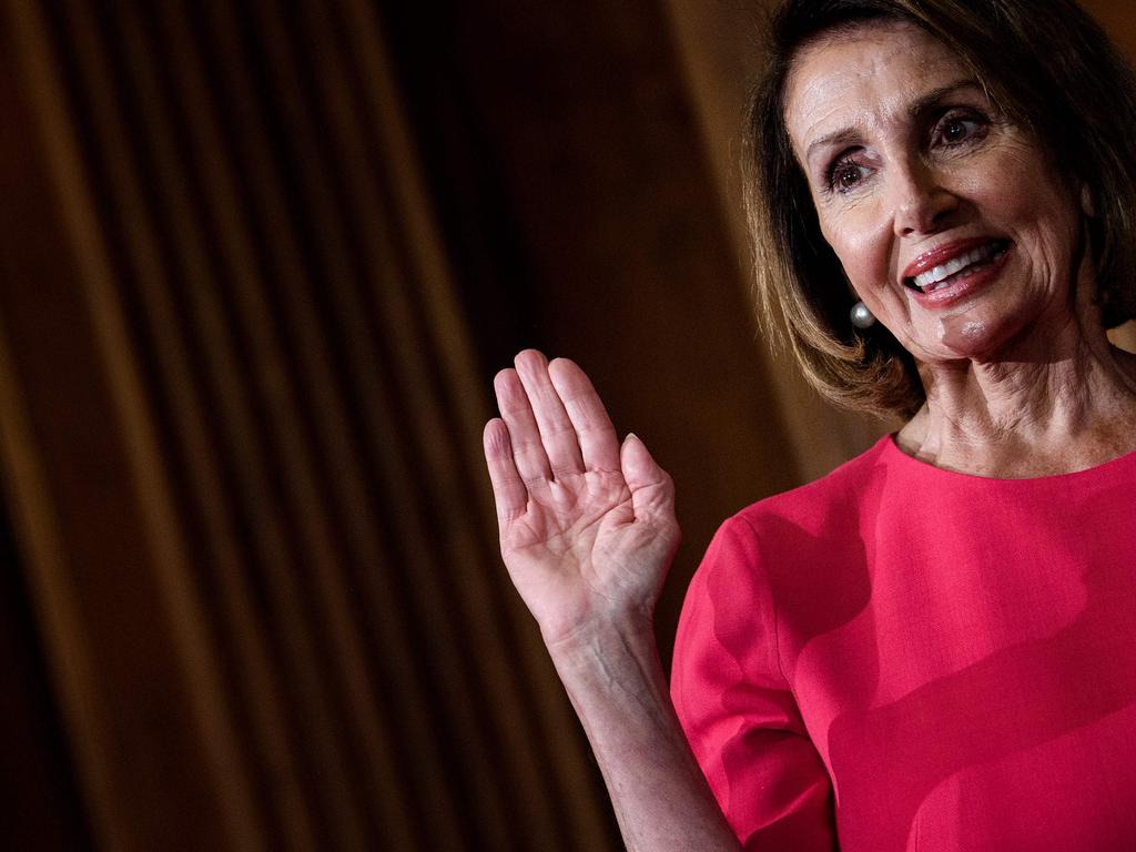 New House Speaker Nancy Pelosi said she did not like foul language, but she would not censor her Democrat colleague. Picture: Brendan Smialowski / AFP 