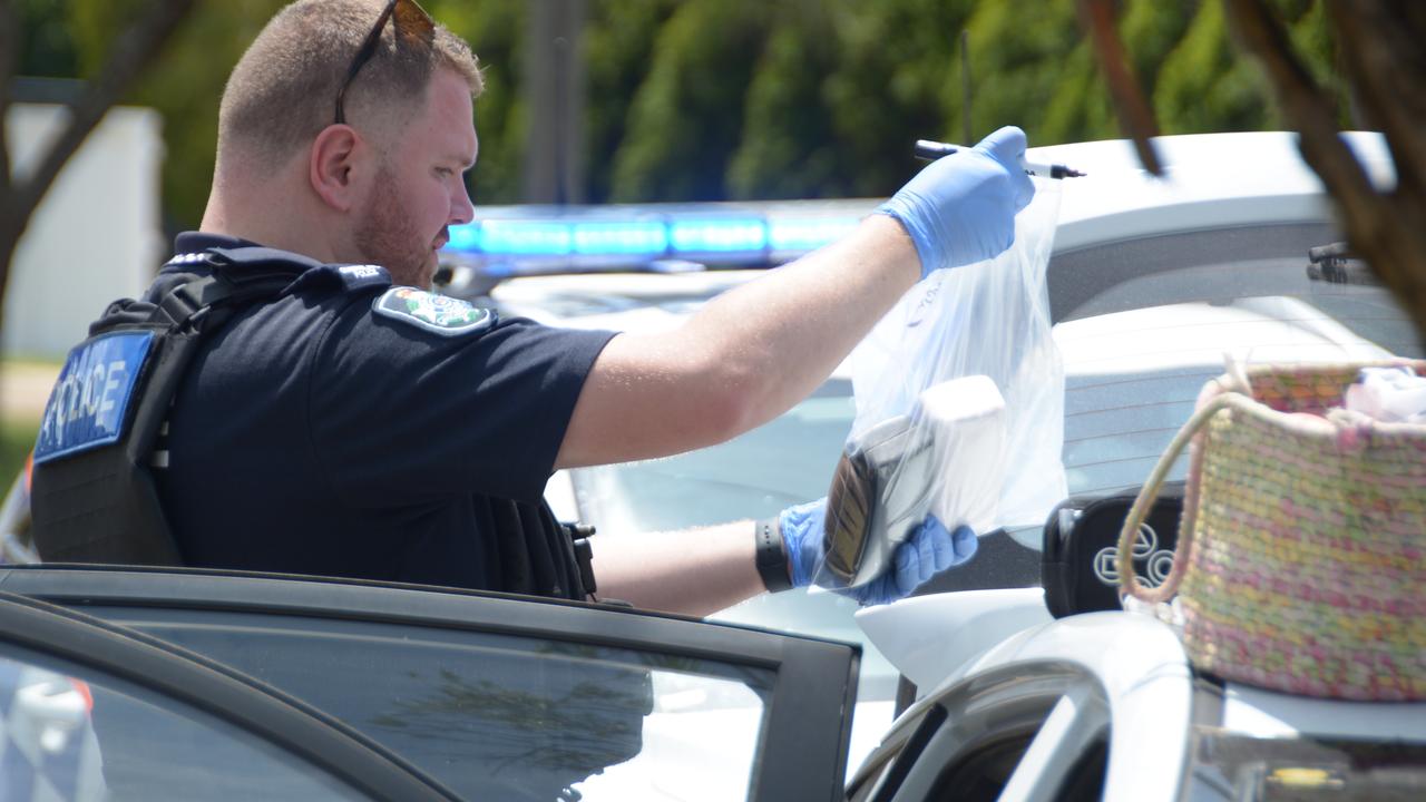 Police allegedly seized prescription drugs and a firearm after a woman crashed a white Hyundai hatchback in to a tree on Alderley Street, South Toowoomba about 12.30pm on Wednesday, November 15, 2023.