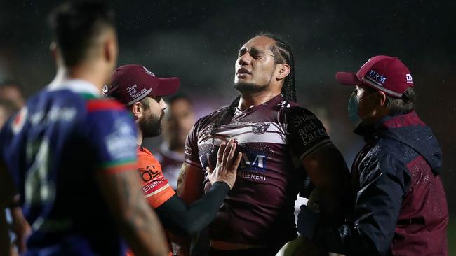 A recent injury to Marty Taupau has added to the Sea Eagles woes.