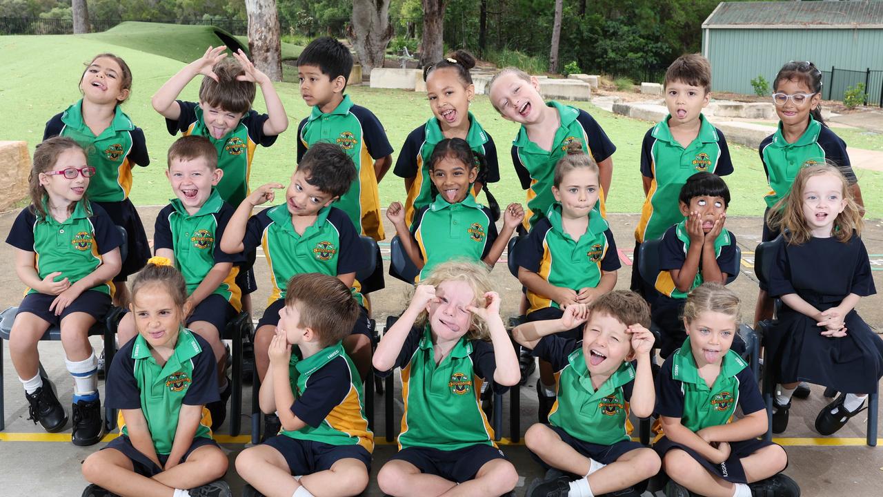 My First Year: Musgrave State School Prep Coral. Front Row: Cobie, Tyde, Xavier, Rowland, Lily. Middle Row: Maylea, Ors, Harrison, Ayana, Austin, Akira, Jess. Back Row: Rosalia, Edward, Rudra, London, River, Kobe, Mehrish. Picture: Glenn Hampson.