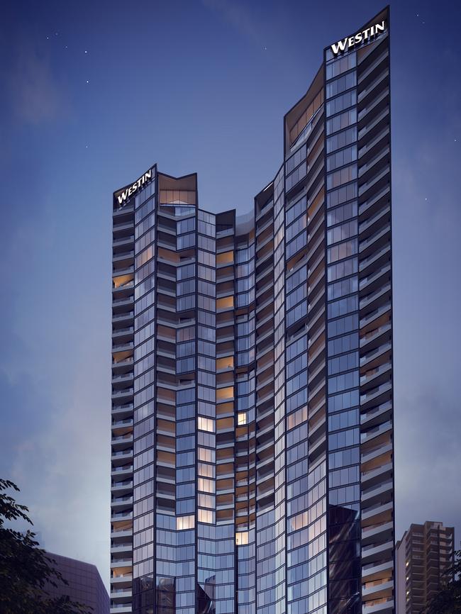 An artist’s impression of the Westin Hotel Mary Lane. Picture: Supplied