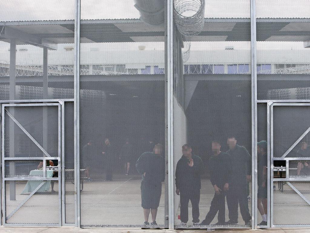 Inmates separated at Silverwater Correction Centre. Picture: Tim Hunter