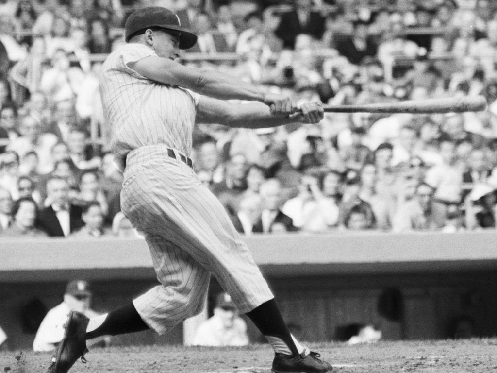 Yankees mashers Roger Maris and Mickey Mantle at Fenway for All