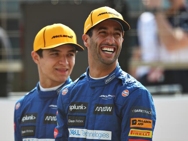 Get used to being in the rear-view, Lando. (Photo by Joe Portlock/Getty Images)