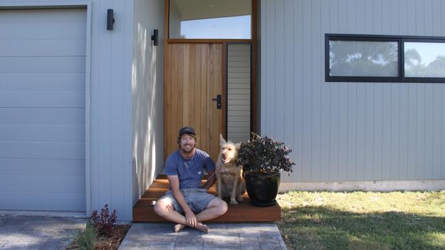 James McCarthy is capitalising on the housing boom in Broulee, on the NSW south coast. Picture: Supplied