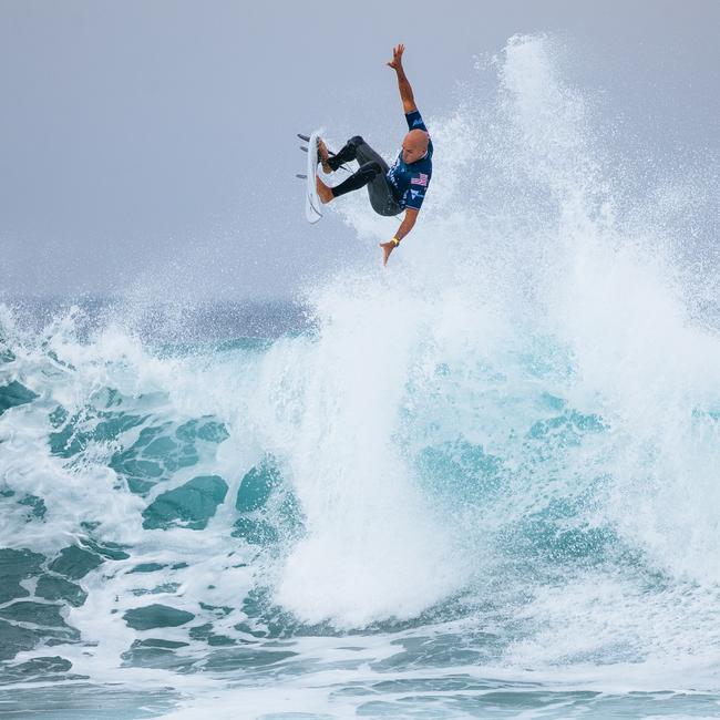 Eleven-time WSL Champion Kelly Slater in action.