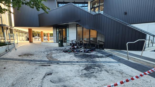 A man has been charged with arson after a fire at an iconic northern performing arts centre injured a man as he tried to put it out. Picture: Darcy Fitzgerald