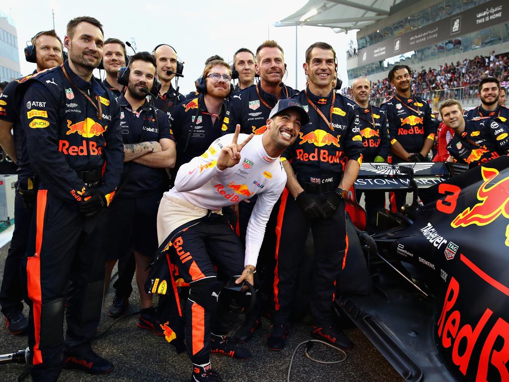 Ricciardo leaves Red Bull with plenty of well wishes.