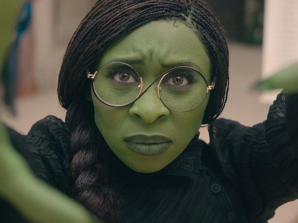 Cynthia Erivo’s Elphaba is a green-skinned loner sent by her family to keep a watchful eye on her younger sister at a famously magical place of learning.