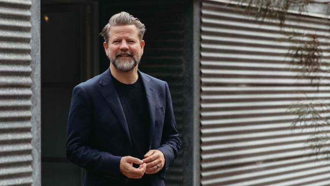 Comedian and design enthusiast Tim Ross never travels without hair product in his carry-on.