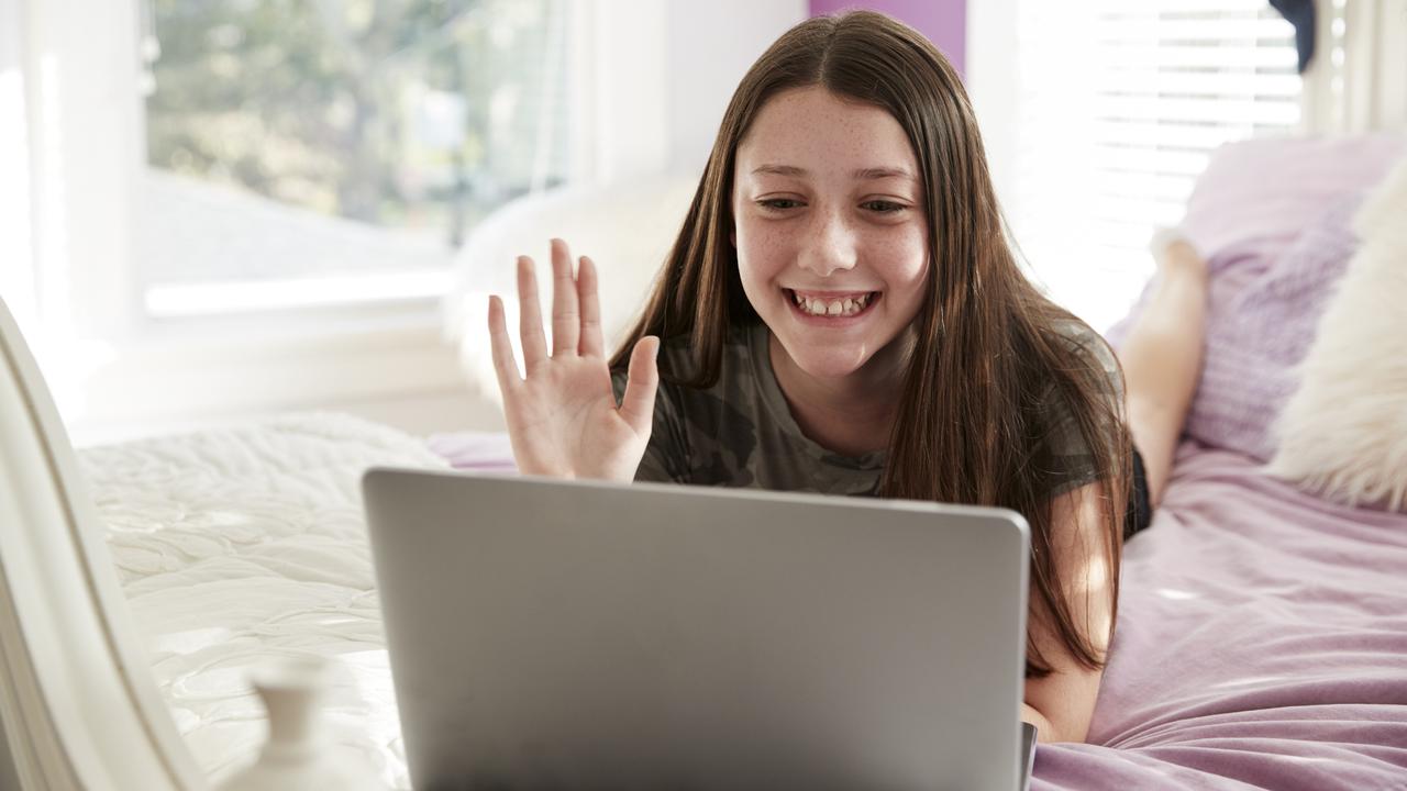 Half of Australian teenagers spend at least as much time with their friends online as they do in person, according to new research from Australian Institute of Family Studies. Picture: iStock