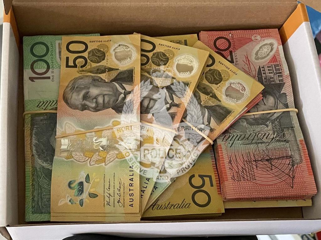 Police seized $138,600 in cash. Picture: Supplied.