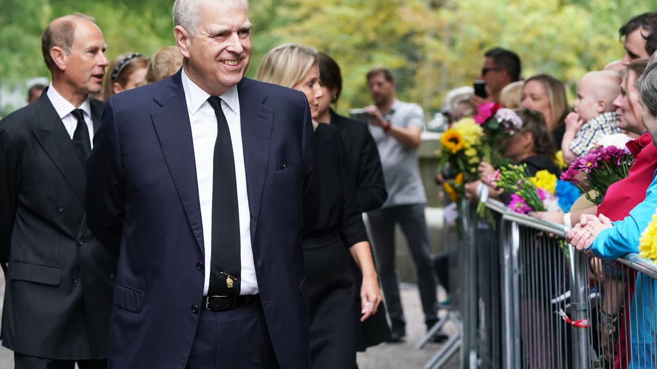 Prince Andrew, seen here outside Balmoral on September 10, has reportedly been allowed to wear military uniform for one occasion during the mourning period. He serve din the Falkland Islands. (Photo by Owen Humphreys – Pool / Getty Images)