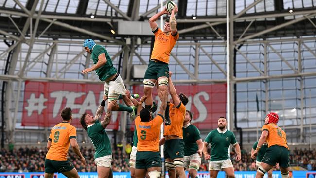 The Wallabies are on the way up. Photo by Charles McQuillan/Getty Images.