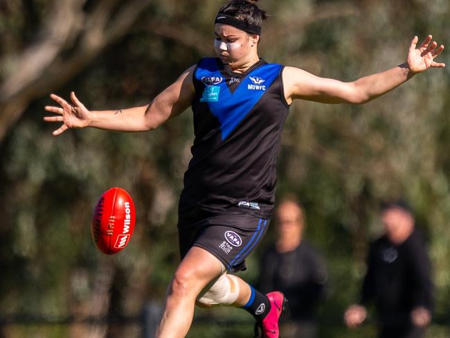 Melbourne Uni's Asha Price. (Picture: VAFA)