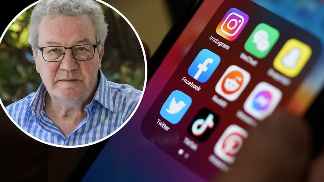 Alexander Downer smart phone art