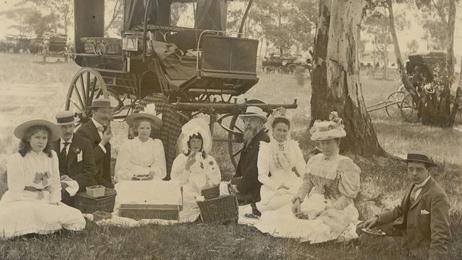 The Simpson family having a picnic in about 1899- State Library of South Australia