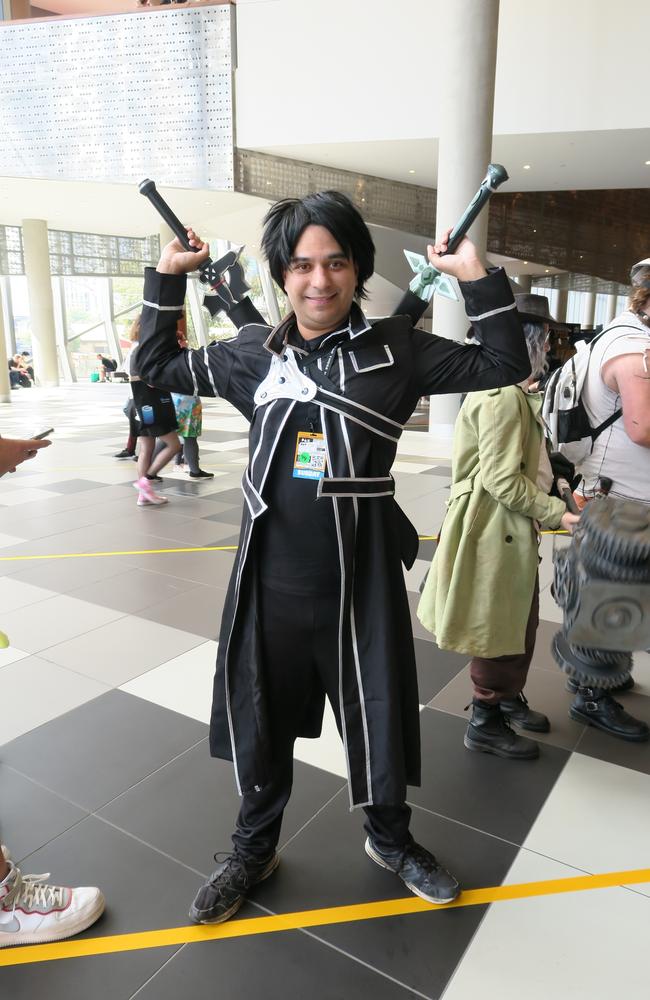 Jarrad at the 2024 PAX Aus Convention at the Melbourne Convention and Exhibition Centre. Picture: Gemma Scerri