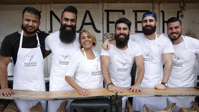 The Knafeh Jerusalem Bakery team at Eat Street.