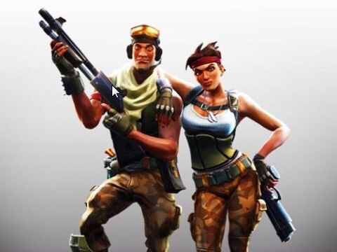 Characters from wildly popular game Fortnite: Battle Royale.