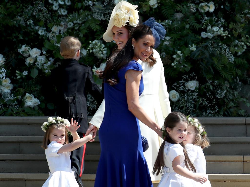 Mulroney and her daughter, Ivy, pictured here with Kate Middleton and Princess Charlotte at Harry and Meghan’s wedding.