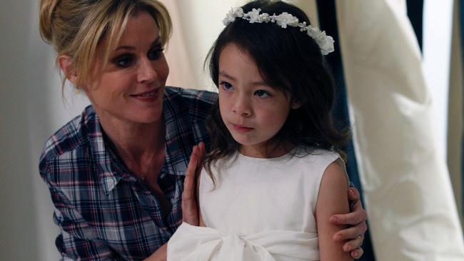 Not a baby any more. Modern Family’s Claire (Julie Bowen) and Lily (Aubrey Anderson Emmons) Picture: Supplied