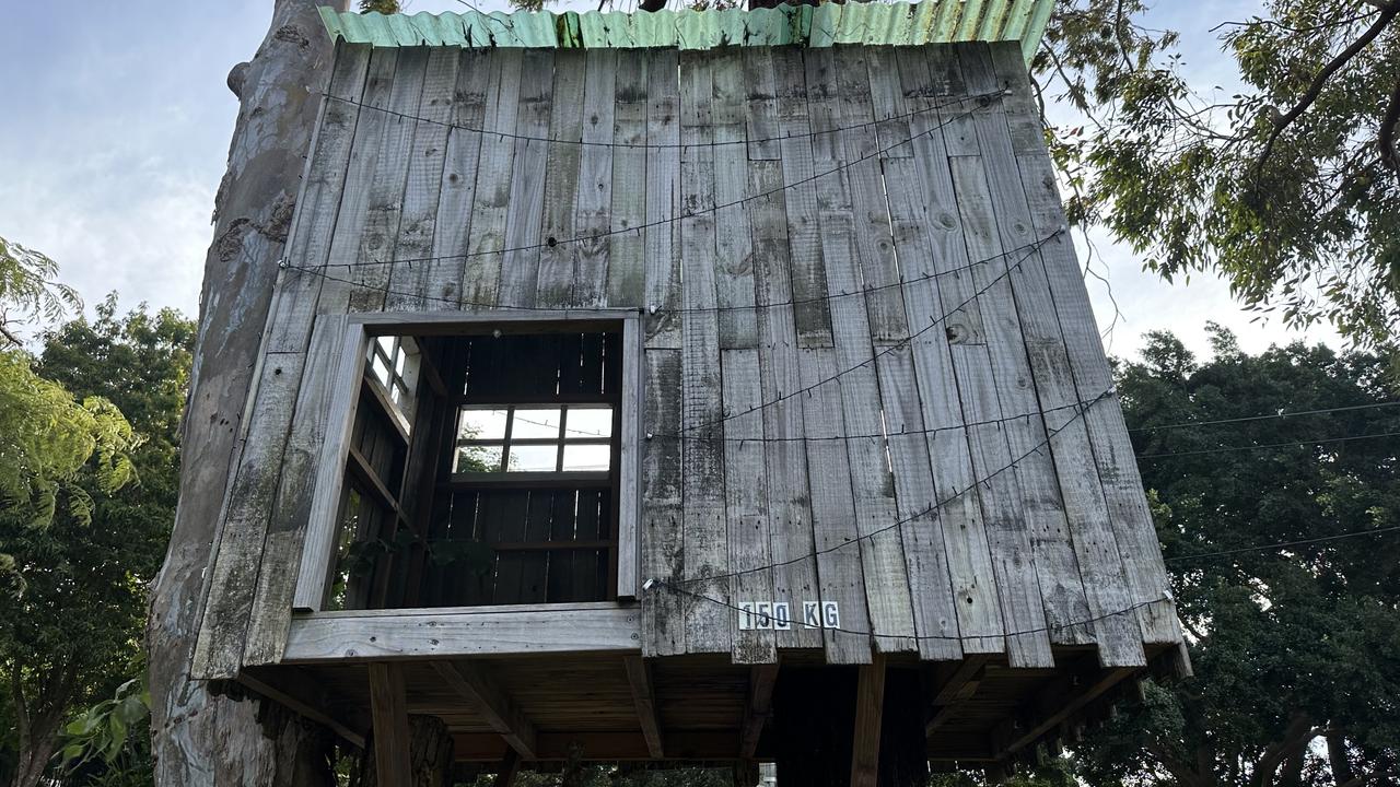 Mellanie Coppin's treehouse in Byron Bay. Picture: Savannah Pocock