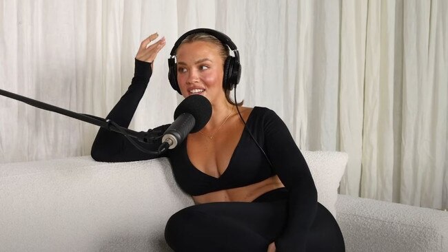 Tammy Hembrow on the Red Hot podcast. Photo: YouTube.