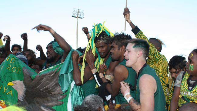 Whether to hold the CAFL community competition in Alice Springs has been a topic of debate for several years. Picture: Lee Robinson.