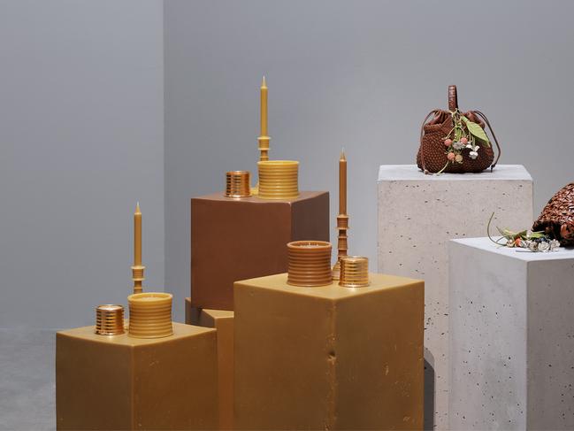 Pieces on display as part of Loewe's presentation at Salone di Mobile in Milan earlier this year.