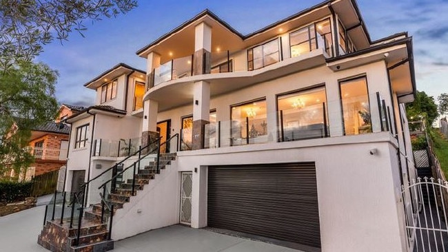 The family’s Carlingford mansion is now up for auction. Picture: Supplied