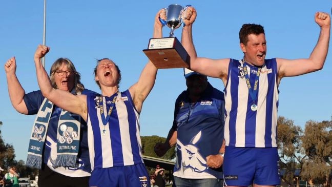 Ultima beat Hay in the Golden Rivers league grand final last season and still wants to join the Central Murray league. Picture: Ultima Football-Netball Club Facebook