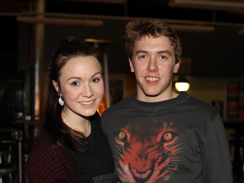 Nitelife- Out and About: Taylor Rice and Jayme Boycon at Bar 839 at the Southern Hotel. Photo Allan Scurr / The Chronicle