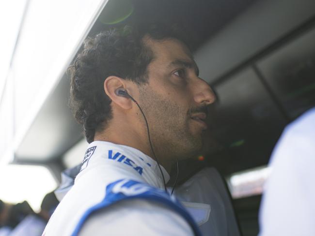 Daniel Ricciardo was bundled out in the first stage of qualifying. Picture: Rudy Carezzevoli/Getty Images