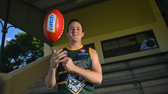 Pembroke Old Scholars star Alex Forster was the last Adelaide Footy League player to reach 100 goals in a season, achieving the feat last year. Picture: Tom Huntley