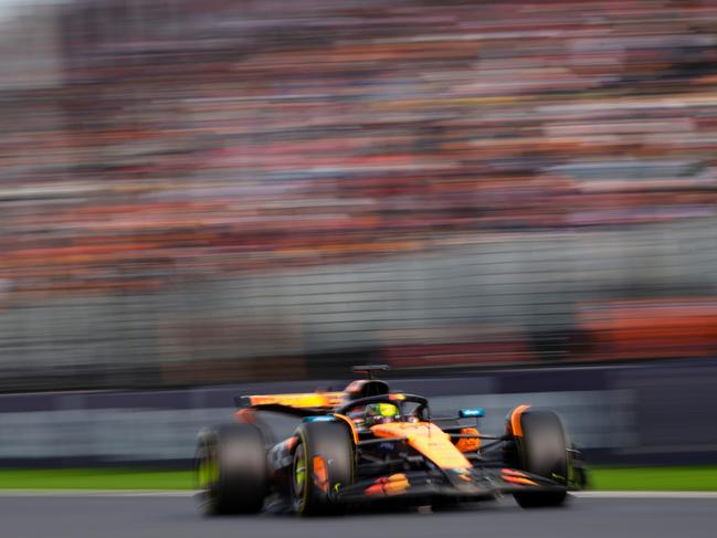 Piastri on track during practice ahead of the F1 Melbourne Grand Prix. Picture: Rudy Carezzevoli