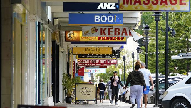 Coolangatta is seeing fewer shoppers. Picture: AAP.