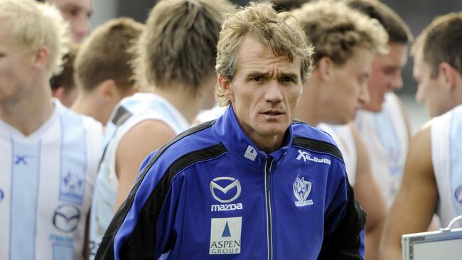 Dean Laidley coached North Melbourne from 2003 until 2009