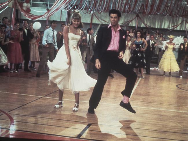 Olivia Newton-John and American actor John Travolta 'Grease', 1978. Picture: Getty Images