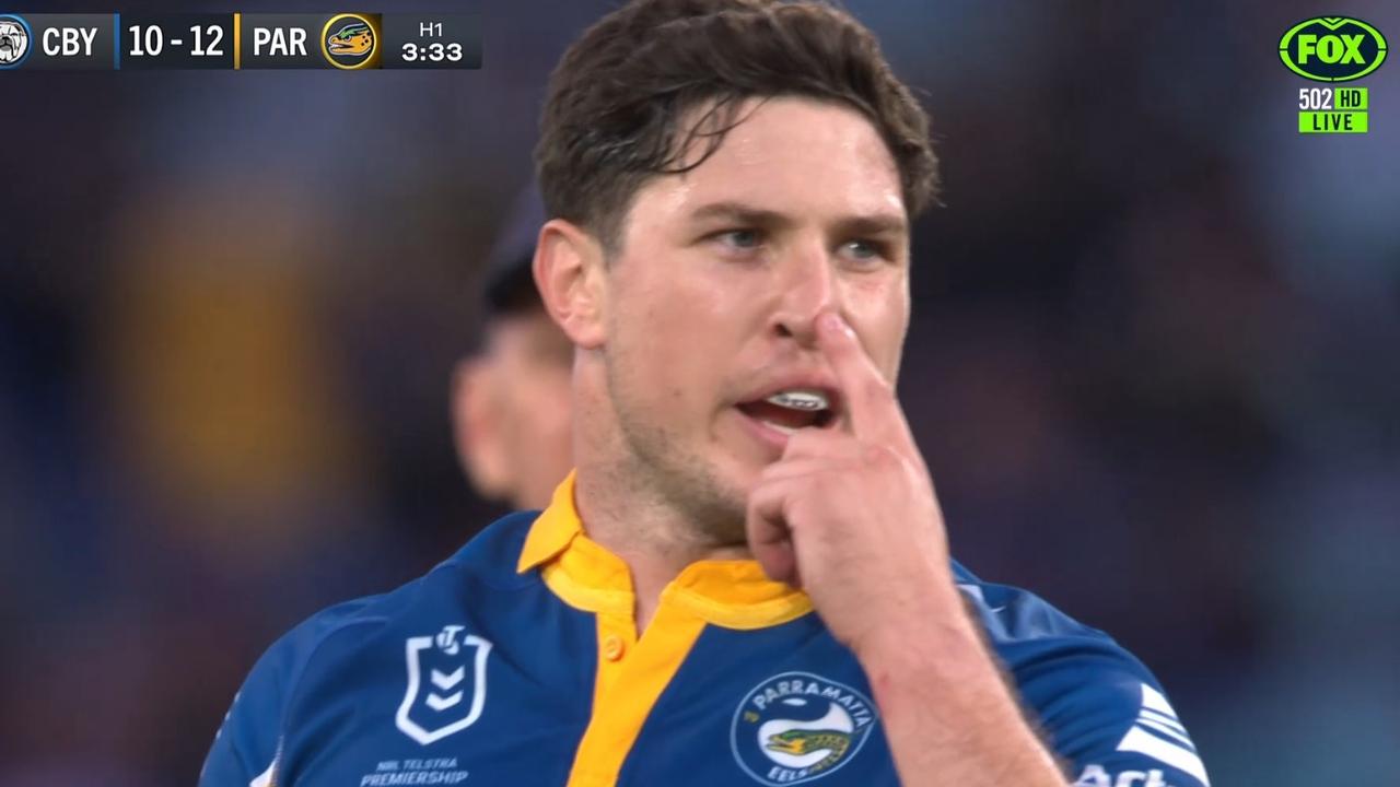 Mitchell Moses knows what's going on. Photo: Fox Sports