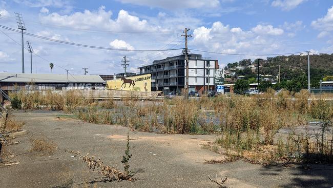 The vacant site viewed from the northwestern corner. Picture: Toby Vue