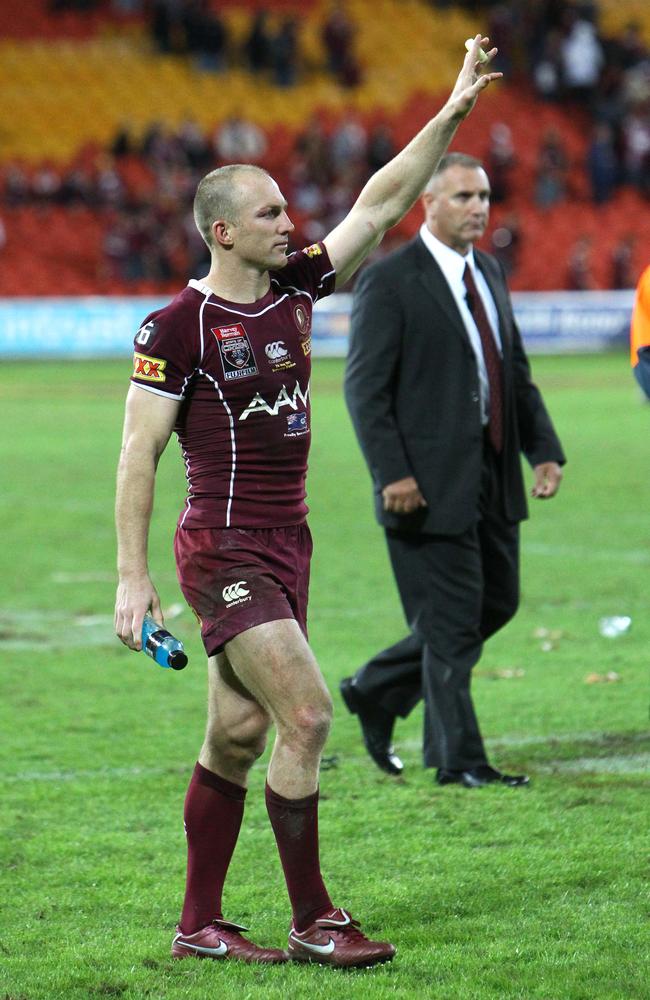 Lockyer says the current team should use the 2000 celebration as motivation. Pic: Peter Wallis