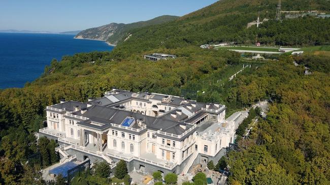 Kremlin critic Alexei Navalny's team claimed this sprawling, opulent Black Sea palace was owned by Putin. Picture: Supplied