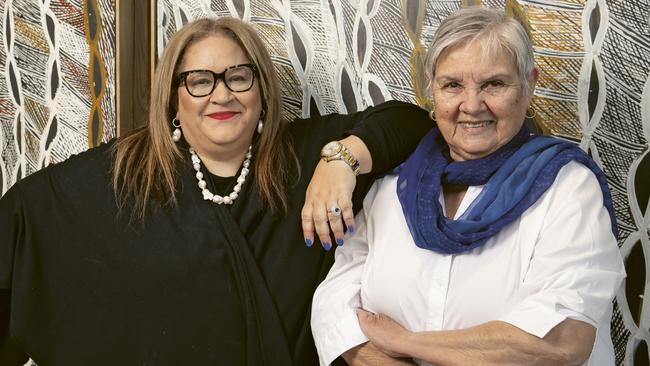 Megan Davis, left, and Pat Anderson have collaborated on a new book, Our Voices From the Heart. Picture: Wolter Peeters