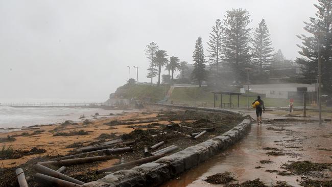 Debris on Collaroy Beach