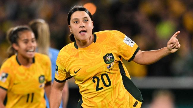 We’re hanging out for Sam Kerr’s return to the field. Photo by IZHAR KHAN / AFP