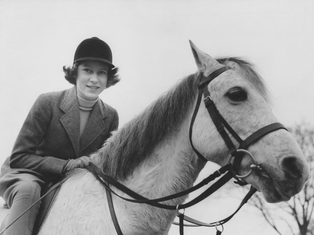 April 1940: Princess Elizabeth out riding at the Royal Lodge, Windsor. Picture: Lisa Sheridan/Studio Lisa/Getty Images