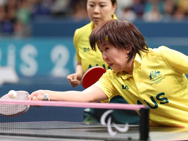 Qian Yang is going for gold in the singles after her earlier doubles success. Picture: Getty Images